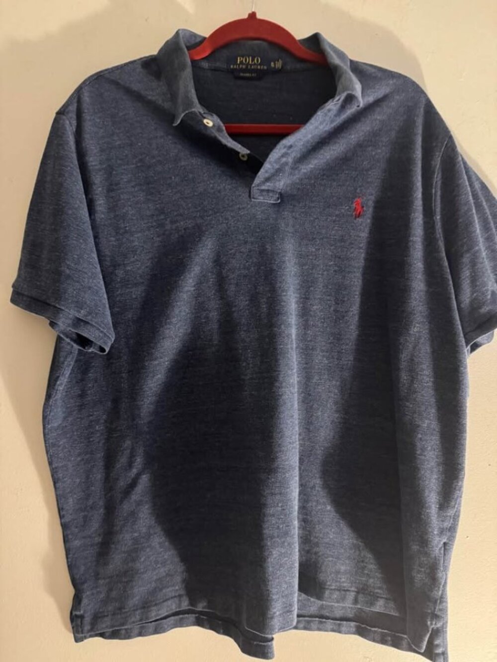 Blue Polo Ralph Lauren short-sleeve mens polo shirt Size XL